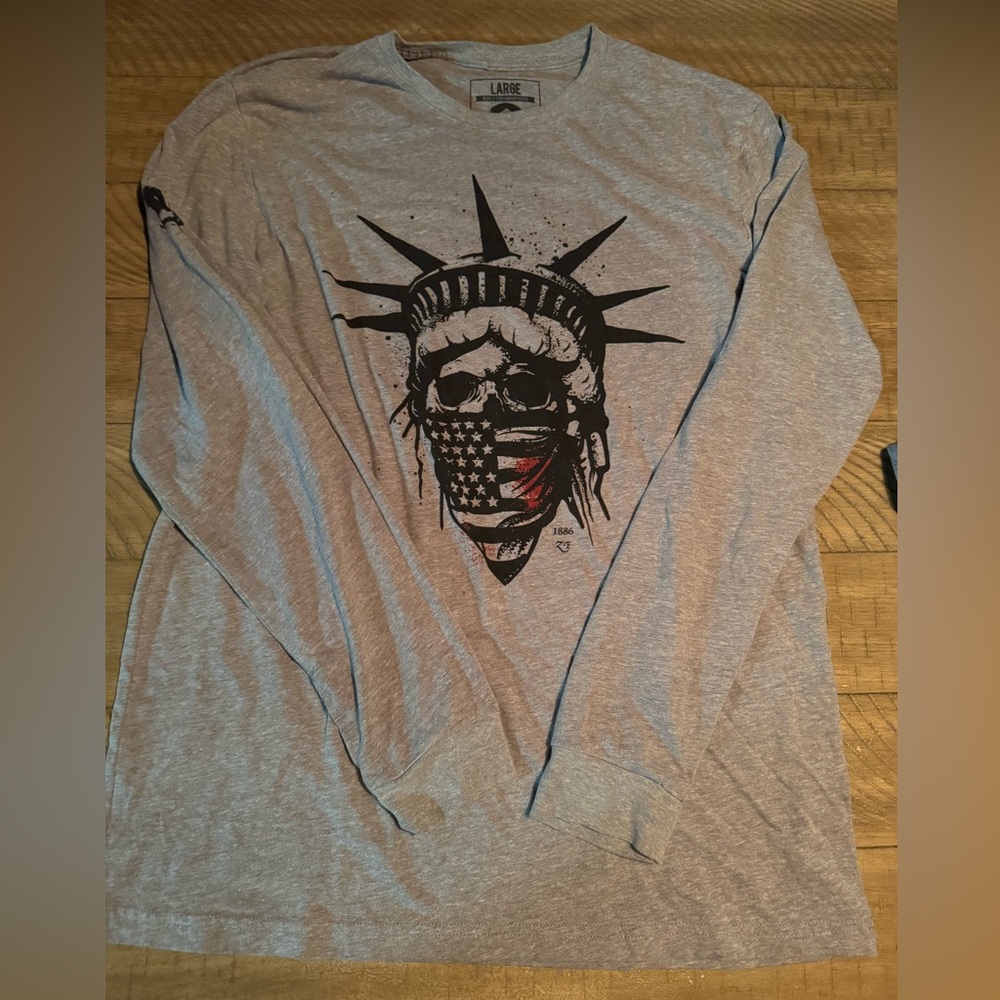 Zero Fox Trot mens long sleeve t shirt size L